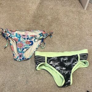 TWO SET BATHING SUIT BOTTOMS!